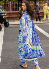 Mushq La Dolce Hemline Embroidered Lawn Suits Unstitched 3 Piece - MQ25LDH 6B KSENIA